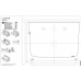 Laufen Pro Раковина накладная пристенная 55x38x9.5см, с 1 отв., цвет: белый. 8.1795.8.000.104.1