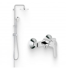 Душевой комплект Смеситель для душа Grohe BauEdge 23333000 + Стойка New Tempesta Cosmopolitan 27394002
