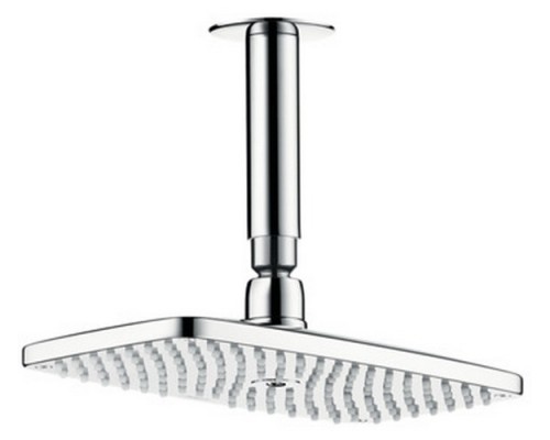 СНЯТ(22) HG 27 383 000 PuraVida Верхний душ 250х150 мм, 1 режим, с потол. кр. 100 мм, 9 л/мин 27383000