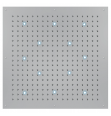 Bossini Dream-XL CUBE Верхний душ 100x100см, с 12 LED RGB, цвет: хром. WI0373.030