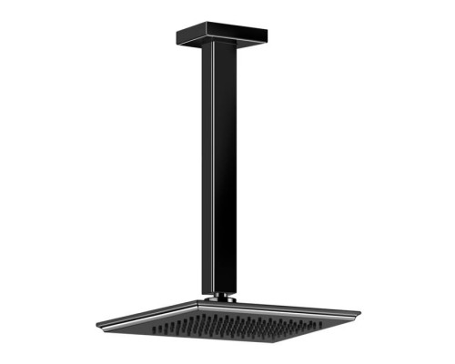 Gessi Eleganza Верхний душ потолочный, высота от 115 до 1865мм, цвет: черный металлик. 46150#706