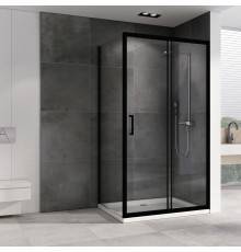 Душевой уголок Abber Schwarzer Diamant AG30150B5-S70B5, 150x70, профиль черный, стекло прозрачное