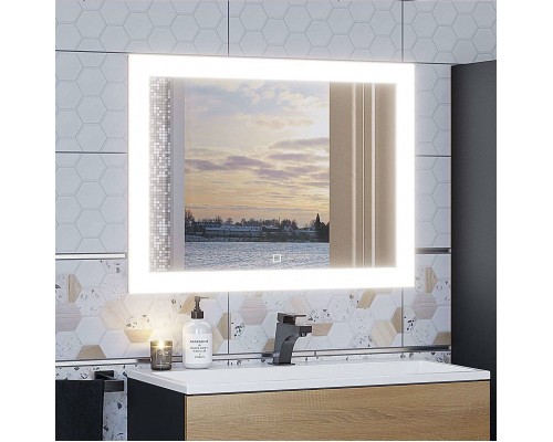 Зеркало Uperwood Barsa 90х80, с подсветкой, с антизапотевателем Зеркало Uperwood Barsa 90х80, с подсветкой, с антизапотевателем