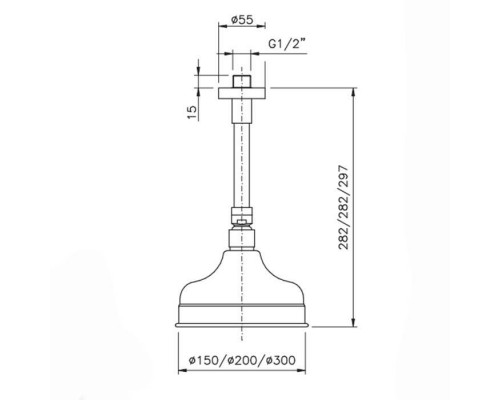 Nicolazzi Doccia Верхний душ, Oslash; 20см, цвет: хром. 5732CR20 Nicolazzi Doccia Верхний душ, Oslash; 20см, цвет: хром. 5732CR20
