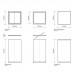 Decor Walther DW 215 Корзина для белья 32x32x58см, напольная, цвет: белый матовый. 0610950