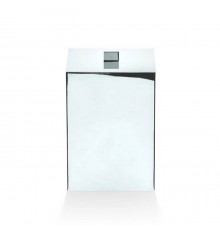 Decor Walther DW 75 Корзина для бумаги 17x17x26см, с крышкой, напольная, цвет: хром. 0614100