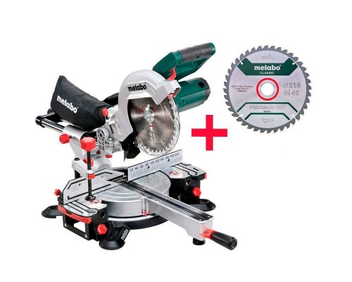 Пила торцовочная Metabo KGS 216 M+пильный диск216x30