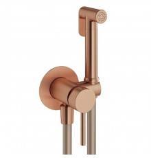 Plumberia Selection IXO Гигиенический душ, со смесителем, держатель, шланг PVC 125см., цвет: медь брашированная. XO2000RS