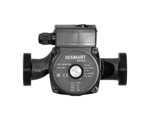 Циркуляционный насос Smart Install CPS 32-60 180 3-х скоростной 110105S Циркуляционный насос Smart Install CPS 32-60 180 3-х скоростной 110105S