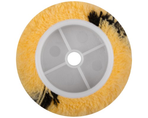 Ролик полиакриловый, бежевый с черной полоской, диам. 40/61 мм; ворс 10,4 мм, 150 мм