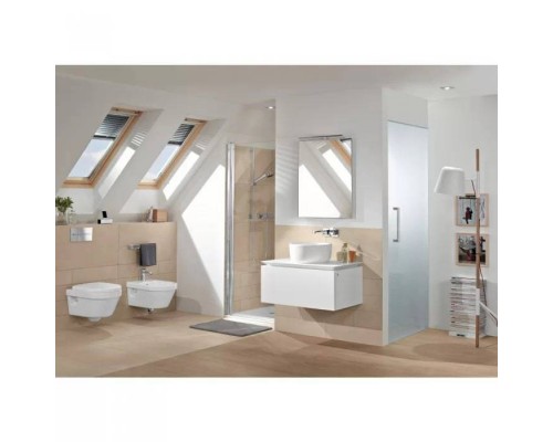 VilleroyBoch Architectura Биде подвесное 37х53х26.5см., 1 отв., цвет: альпийский белый. 54840001