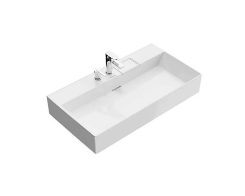 Kerama Marazzi Logica Раковина подвесная, 90х48см., с 2 отв., цвет: белый глянцевая. LO.wb.90.2 Kerama Marazzi Logica Раковина подвесная, 90х48см., с 2 отв., цвет: белый глянцевая. LO.wb.90.2