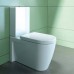 Duravit Starck 2 Унитаз моноблок приставной 72.5х37cм, слив универсальный, с креплением, с бачком на 4,5 л с механизмом слива хром, с сиденьем, цвет: белый. 2129090000,  0933000085
