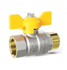 Шаровой кран LD Pride 47.20.В-Н.Б газ, 3/4" ВРx3/4" НР