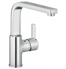 Kludi 42 026 0575 Zenta Смеситель для раковины 220 мм, гладкий, Г излив, 9 л/мин 420260575
