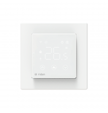 Комнатный термостат Ридан RSmart-SW с Wi-Fi подключением 230V, встраиваемый, белый 088L1141R