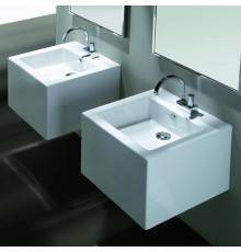 SIMAS Frozen Раковина 50.5х50 см, 1 отв., цвет: белый. FZ13bi*1