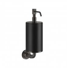 Gessi Venti20 Дозатор для жидкого мыла подвесной, цвет: черный, фурнитура Black Metal Brushed PVD. 65414#707