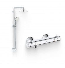Душевой комплект Термостат Grohe Grohtherm 800 34558000 для душа + Стойка New Tempesta Rustic 26452001