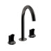 Fantini Venezia Смеситель для раковины, на 3 отв., излив: 17.5см., без ручек, цвет: Matt Gun Metal PVD. 29 P5 N404SW