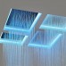 Antonio Lupi Душевая система Meteo XXL 100x75x11 см, с подсветкой LED, цвет: полированная сталь. METEOXXL_BAL