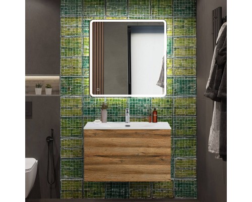 Мебель для ванной комнаты BelBagno Marino-cer-n 80 подвесная, rovere rustico Мебель для ванной комнаты BelBagno Marino-cer-n 80 подвесная, rovere rustico