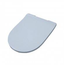 Artceram File Крышка с сиденьем Slim для унитаза, механизм soft-close, цвет: pale blue/хром. FLA014 65