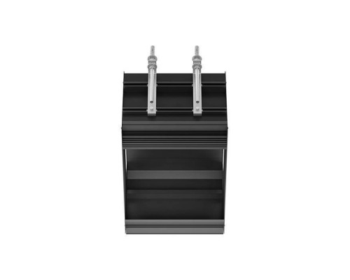 Gessi Binario Профиль линейный 250 мм, без подготовки под модули, цвет: Black XL. 61011#299