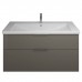 Burgbad Eqio Комплект мебели с раковиной 123см, подвесной, цвет: серый глянец. SEYQ123F2010C0001*1