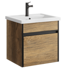 AQ URB0105DB Urban Тумба под умывальник, подвесная, с одним ящиком, 468х460х400 мм, дуб балтийский URB0105DB