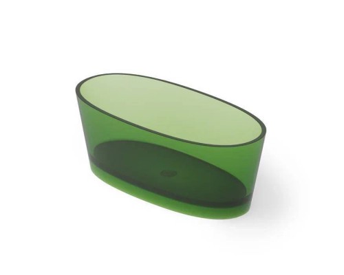 Dea Design Nature Ванна 160х75х60см., отдельностоящая, Glasstek, прозрачная смола, цвет: Emerald R3. DD8617 1600 R3 Dea Design Nature Ванна 160х75х60см., отдельностоящая, Glasstek, прозрачная смола, цвет: Emerald R3. DD8617 1600 R3