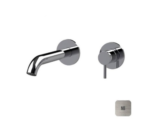 Almar Mixers Смеситель для раковины, настенный, цвет: Nickel Brushed. E210033.NB Almar Mixers Смеситель для раковины, настенный, цвет: Nickel Brushed. E210033.NB