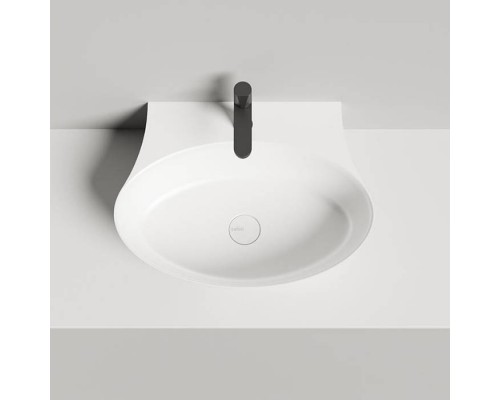 Salini Alda Wall 02 Раковина 58х45х15cм, с 1 отв., сифон, слив-пер, мат-л: S-Stone, цвет: белый матовый. 140321M Salini Alda Wall 02 Раковина 58х45х15cм, с 1 отв., сифон, слив-пер, мат-л: S-Stone, цвет: белый матовый. 140321M