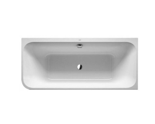 Duravit Happy D.2 Ванна 180х80x60см, угол справа, с интегрированной акриловой панелью DX и ножками, с двумя наклонами для спины. Санитарный акрил 5 мм., цвет: белый. 791219000001000,  700317000000000