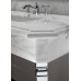 DevonDevon Epoque Декоративная структура 100х59.7см, с раковиной на 3 отв., напольный, цвет: хром/белый мрамор. DEEPOQUEMCACR