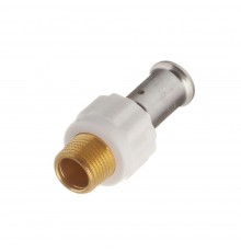 Муфта НР, ПВДФ пресс (белая), 26x1 HENCO 17PKW-2606