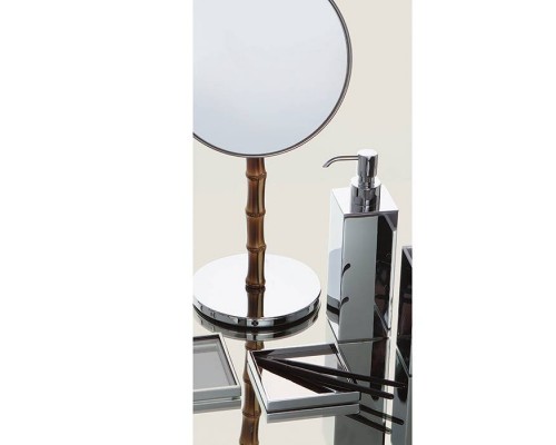 Bertocci Guccio Стакан, настольный,/Контейнер с крышкой 10хh12х5см., цвет: хром. 126 4903 0000