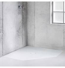 Bette Floor Caro Душевой поддон 90х90 см, пятиугольный, D9см, с шумоизоляцией, цвет: белый. 7191-000,  B51-1051,  B51-3151