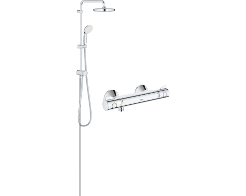 Душевая стойка Grohe Grohtherm 26381001 + Термостатический смеситель Grohe Grohtherm 800 34558000 для душа Душевая стойка Grohe Grohtherm 26381001 + Термостатический смеситель Grohe Grohtherm 800 34558000 для душа