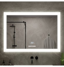 Зеркало Aqua de Marco Elton 100х70 см, с LED-подсветкой, антизапотевателем и bluetooth-динамиками