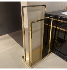 Oasis Square Полотенцедержатель напольный, двойной, цвет: золото. 0ACS02608000048OR
