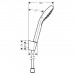 Hansgrohe Croma Select E 1jet/Port Ручной душ с держателем, цвет: хром. 26412400