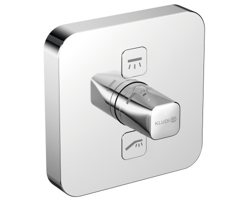 Kludi 38 711 0538 Push Смеситель для 2х потребителей (внешняя монтажная часть) 387110538