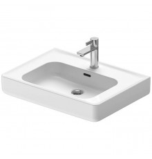 Duravit Soleil by Starck Раковина 65х47.5х14.5см., подвесная, 1 отв., с переливом, WonderGliss, цвет: белый. 2376650000