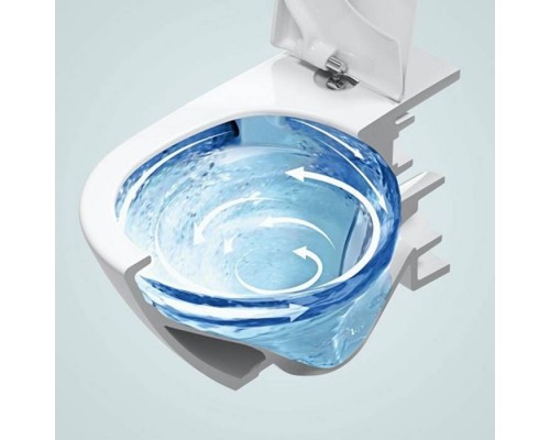 VilleroyBoch Subway 3 Унитаз подвесной, безободковый, сиденье-в комплекте SoftClosing, CeramicPlus, цвет: альпийский белый. 4670TSR1 VilleroyBoch Subway 3 Унитаз подвесной, безободковый, сиденье-в комплекте SoftClosing, CeramicPlus, цвет: альпийский белый. 4670TSR1