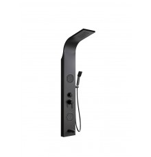 Душевая панель Ceruttispa Twin BK CT9984 матовая черная