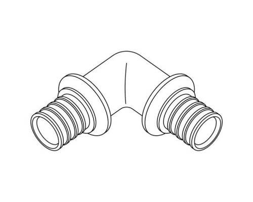 Угольник Рехау RAUTHERM S 14×1,5-90°. 12350901001