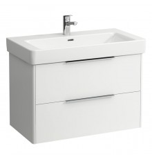 Laufen Base База с раковиной, 85x46см, подвесная, с 2 ящиками, цвет: белый глянцевый. 8.1396.5.000.104.1,  4.0239.2.110.261.1