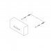 Decor Walther Stone KB Диспенсер для салфеток 8x26x13.5см, настольный, цвет: белый. 0971954