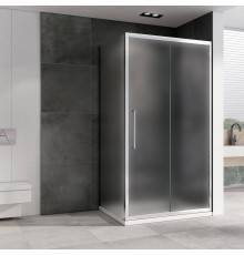 Душевой уголок Abber Schwarzer Diamant AG30100MH-S50M 100x50, профиль хром, стекло матовое